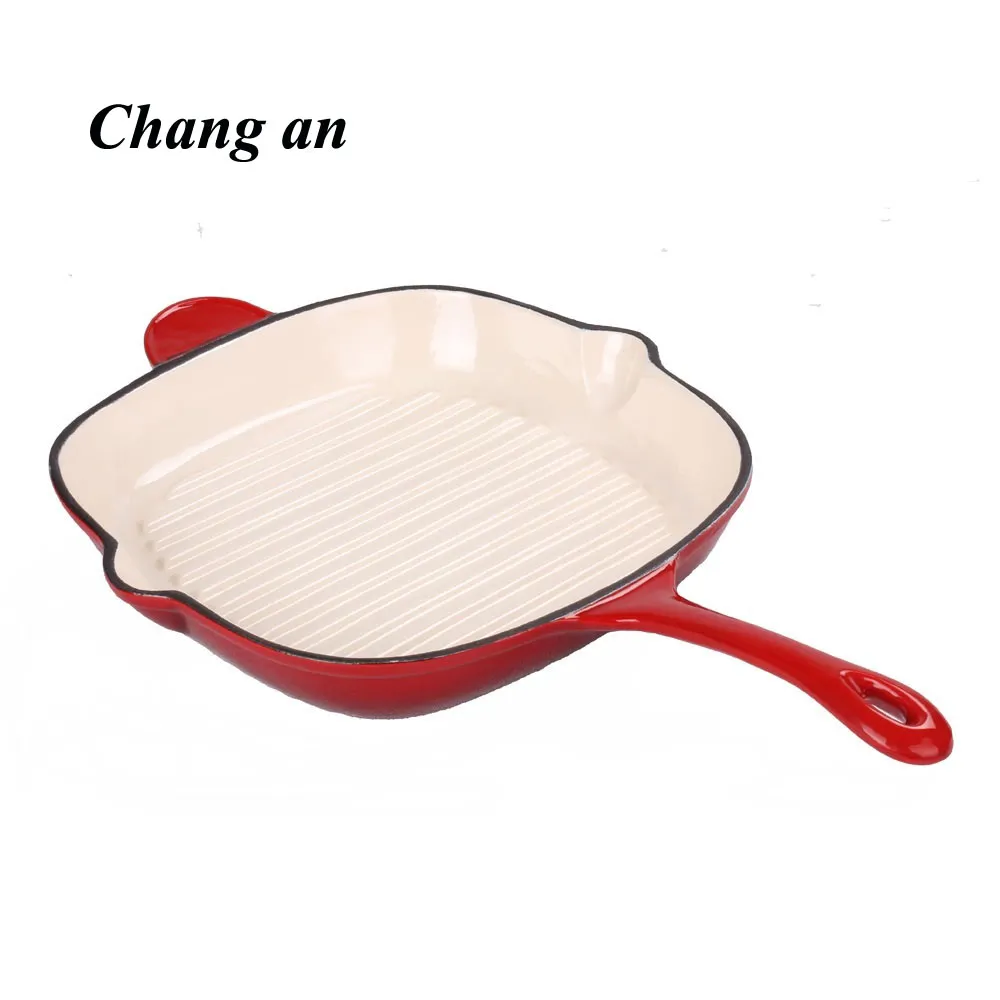 Enameled Cast Iron Grill Pans