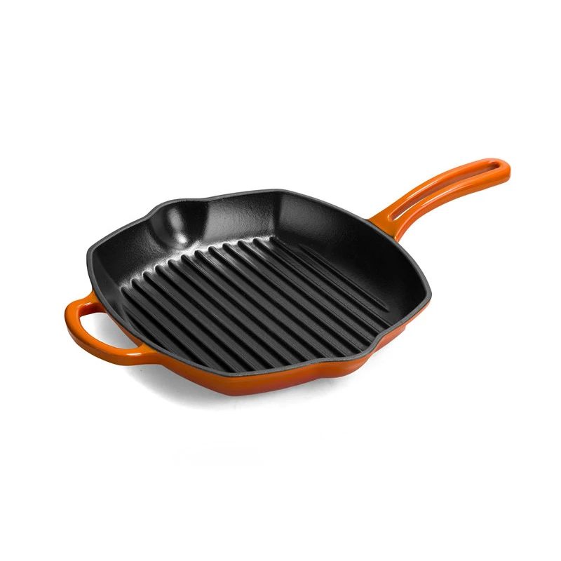 pink cast iron skillet