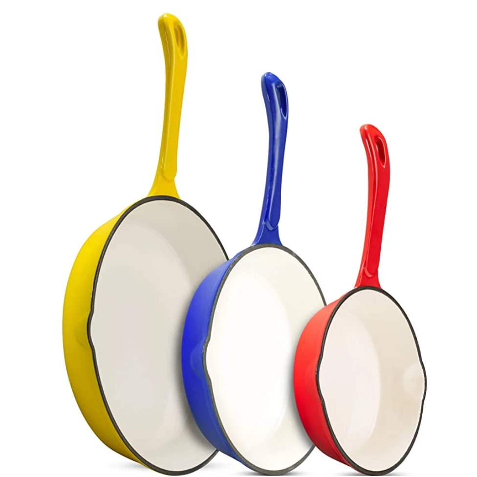 small flat cast iron skillet