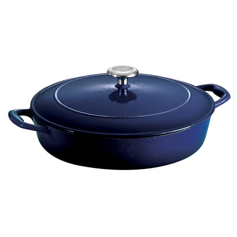 Enameled Cast Iron Covered Braiser 4-Quart